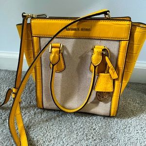 Michael Kors Yellow/Tan Crossbody
